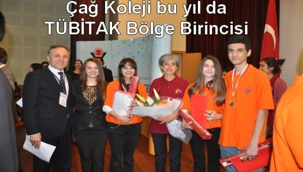 Çağ Koleji bu yıl da TÜBİTAK Bölge Birincisi