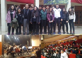 ÖZEL ÇAĞ ANADOLU LİSESİ ÇUKUROVA DEVLET SENFONİ ORKESTRASI                    EĞİTİM  KONSERİNDEYDİ