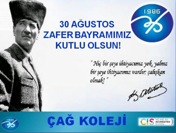 30 AĞUSTOS ZAFER BAYRAMIMIZ KUTLU OLSUN.